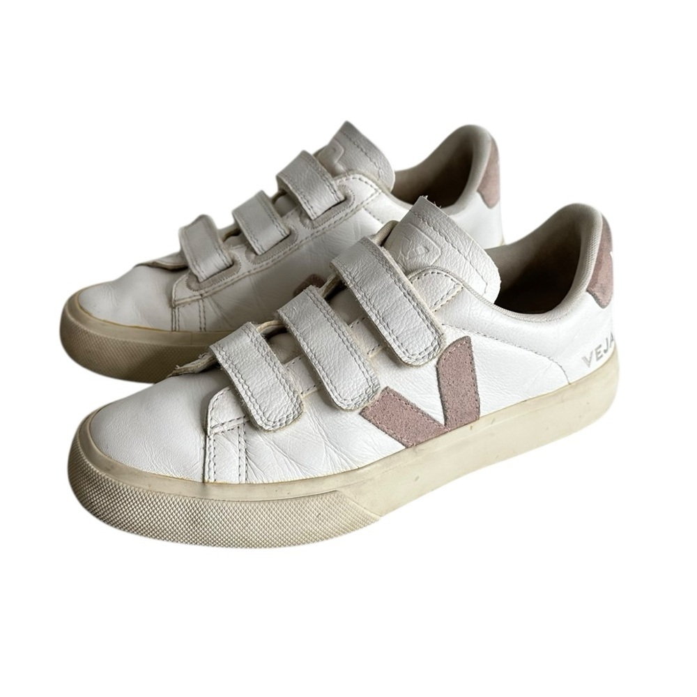 VEJA Womens RECIFE White Natural Triple Grip Sneakers Size US 7